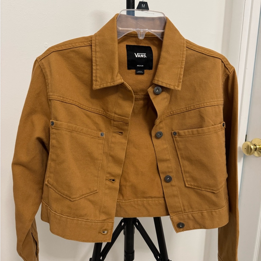 Vans Women's Brown Jean Jacket Fall Jacket